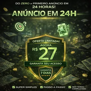 Imagem do curso Do zero ao primeiro anuncio em 24h