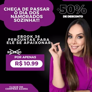 Imagem de capa para o Curso online 36 PERGUNTAS PARA ELE SE APAIXONAR POR VOCÊ