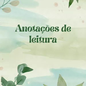 Imagem de capa para o Ebook Anotações de leitura 