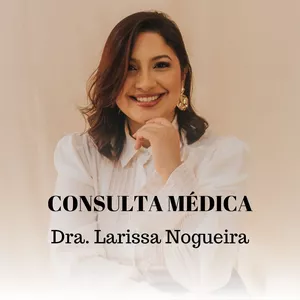 Imagem de capa para o Ebook Consulta médica Dra. Larissa Nogueira