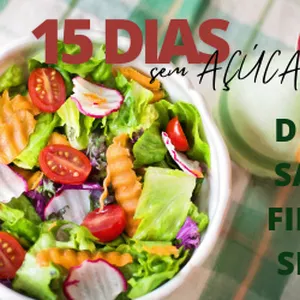 Imagem de capa para o Ebook Desafio 15 dias SEM AÇÚCAR