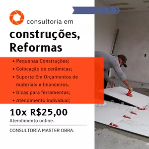 Imagem de capa para o Serviço online Consultoria Online em pequena Construção e Reformas 