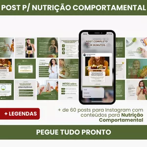 Imagem do curso PACK PARA NUTRIÇÃO COMPORTAMENTAL