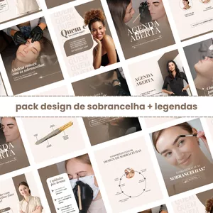 Imagem do curso PACK CANVA DESIGN DE SOBRANCELHA