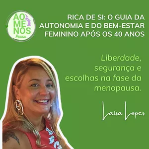 Imagem de capa para o Ebook RICA DE SI. O guia da autonomia financeira, emocional e do bem-estar feminino após os 40 anos