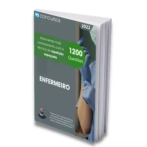 Imagem de capa para o Ebook 1200 Questões de Enfermagem Concurso 