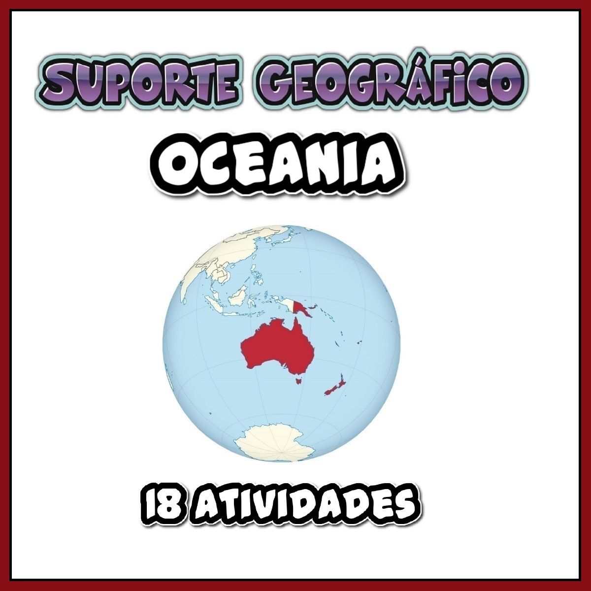 Imagem do curso 18 Atividades sobre a Oceania 🌎