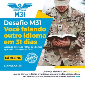 Imagem de capa para o Ebook MÉTODO MILITAR DE IDIOMAS