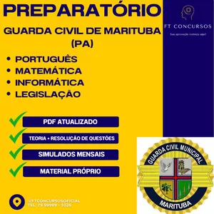 Imagem de capa para o Curso online  Preparatório  – Concurso Guarda Civil de Marituba