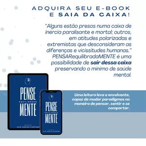 Imagem de capa para o Ebook PENSEequilibradaMENTE