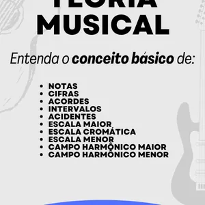 Imagem de capa para o Ebook Ebook - Conceitos Básicos da Teoria Musical