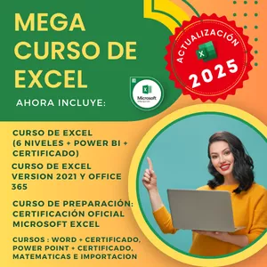 Imagen de portada para Ebook 📈 Mega Curso de Excel