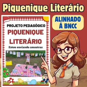 Imagem de capa para o Ebook PROJETO PEDAGÓGICO: PIQUENIQUE LITERÁRIO 