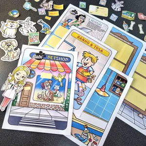 Imagem de capa para o Ebook Paper Toy "PetShop Divertido da Gabi" Brinquedo Pedagógico para Imprimir e Brincar