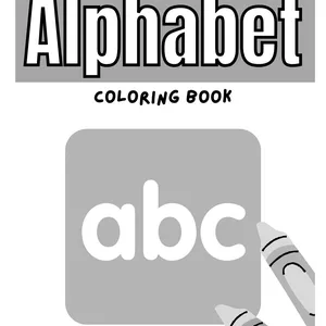 Cover image for Ebook Alphabet: Colouring Book