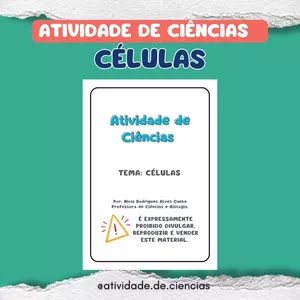 Imagem de capa para o Ebook ATIVIDADE INTERATIVA - CÉLULAS
