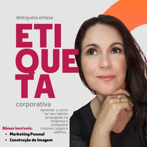 Imagem de capa para o Curso online ETIQUETA CORPORATIVA E MARKETING PESSOAL