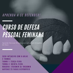 Imagem de capa para o Evento presencial Curso Intensivo de Defesa Pessoal - Módulo 1