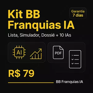 Imagem do curso Kit Inteligente Franquias – IA para Decisão Segura