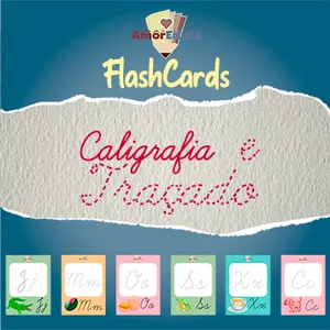 Imagem de capa para o Ebook FLASHCARDS DE TRAÇADO  E CURSIVA