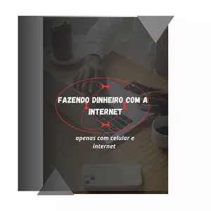 Imagem de capa para o Ebook fazer dinheiro usando apenas um celular e intenet