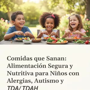 Imagen de portada para Ebook Comidas que Sanan: Alimentación Segura y Nutritiva para Niños con Alergias, Autismo y TDA/TDA