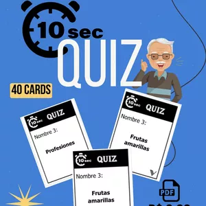 Imagen de portada para Ebook Quiz - Reto del 10 segundos en español