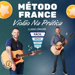 Imagem de capa para o Curso online Método France - Descomplicando a Música (Violão na Prática)