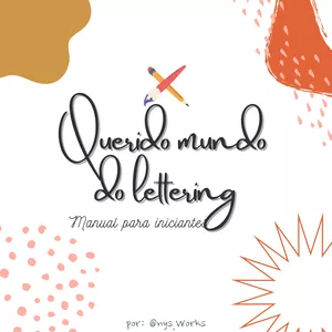 Imagem de capa para o Ebook Querido Mundo do Lettering