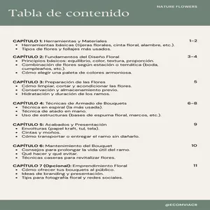 Imagen de portada para Ebook Bouquets Naturales: Curso Práctico Paso a Paso