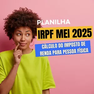 Imagem de capa para o Ebook 📊 Planilha IRPF MEI 2025 – Cálculo do Imposto de Renda para Pessoa Física 🦁