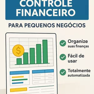 Imagem de capa para o Curso online Planilha de Controle Financeiro Descomplicado para Pequenos Negócios