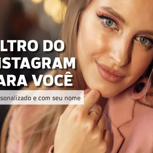 Imagem de capa para o Curso online Filtro Personalizado com seu nome para Instagram