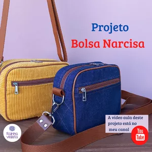 Imagem de capa para o Ebook Projeto em PDF da Bolsa Narcisa