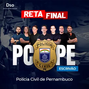 Imagem de capa para o Curso online Reta Final PC PE (Resolução de Questões QAP + Intensivão Final) - Escrivão