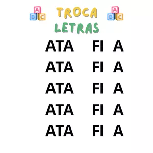 Imagem de capa para o Ebook Troca letras