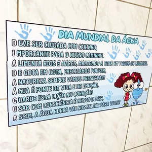 Imagem de capa para o Ebook Painel Acróstico -  Dia da Água