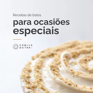 Imagem de capa para o Ebook E-book "Receitas de bolos para ocasiões especiais - Volume 1"