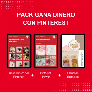 Imagen de portada para Ebook PACK: GANA DINERO CON PINTEREST