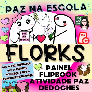 Imagem de capa para o Ebook PAZ NA ESCOLA FLORKS