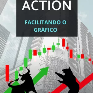 Imagem de capa para o Ebook Price Action facilitando o gráfico 