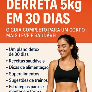Imagem de capa para o Ebook Projeto -5kg: O Plano Definitivo Para Emagrecer com Saúde em 30 Dias