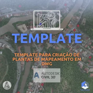 Imagem de capa para o Curso online Template para Criação de Plantas de Mapeamento no CIVIL3D