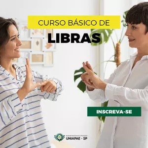 Imagem de capa para o Curso online Curso básico de Libras