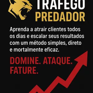 Imagem do curso TRÁFEGO PREDADOR é o sistema que ensina você a transformar anúncios em dinheiro diário.