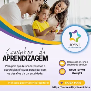 Imagem de Mentoria parental - Caminhos da Aprendizagem criado por AYNI EDUCACAO na hotmart