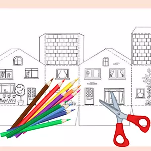 Imagen de portada para Curso online  Casitas de papel para imprimir 