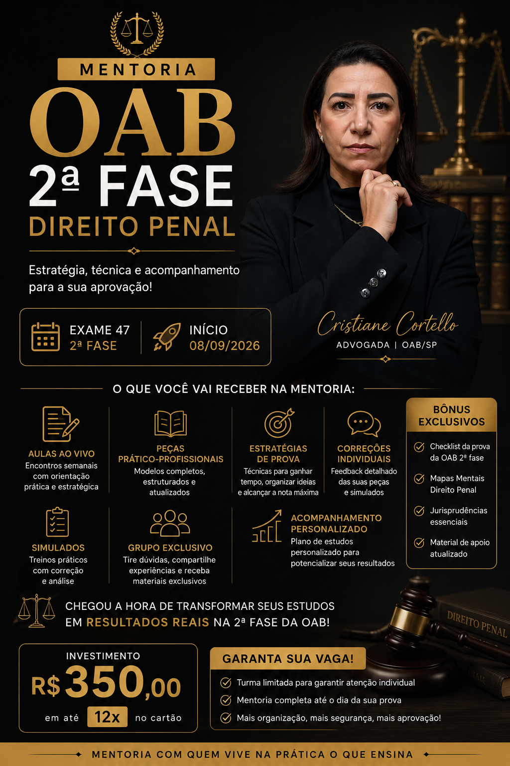 Imagem do curso Mentoria OAB Penal - exame 47