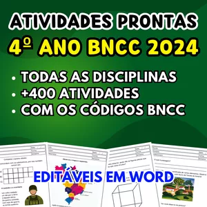 Imagem do curso ATIVIDADES - 4º ANO FUNDAMENTAL - BNCC 2024