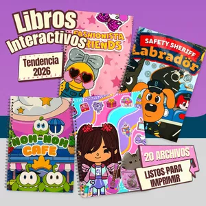 Imagen de portada para Ebook Colección de 20 Libros Interactivos Infantiles